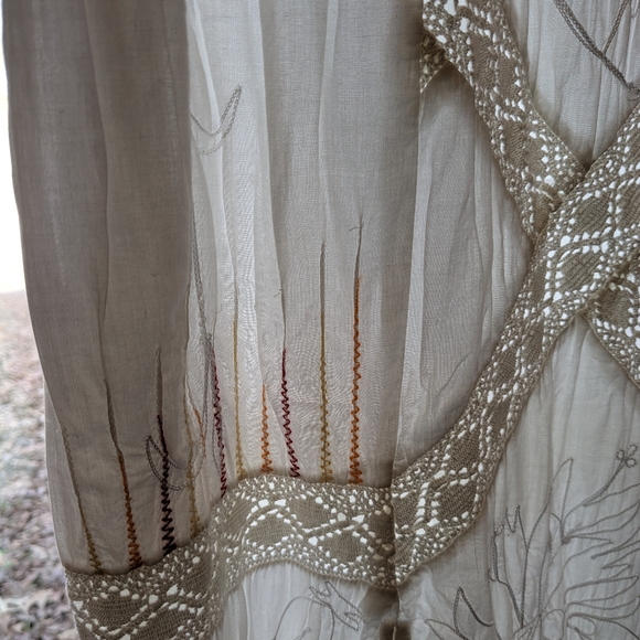 Nataya White Embroidered Maxi Dress - Picture 16 of 16